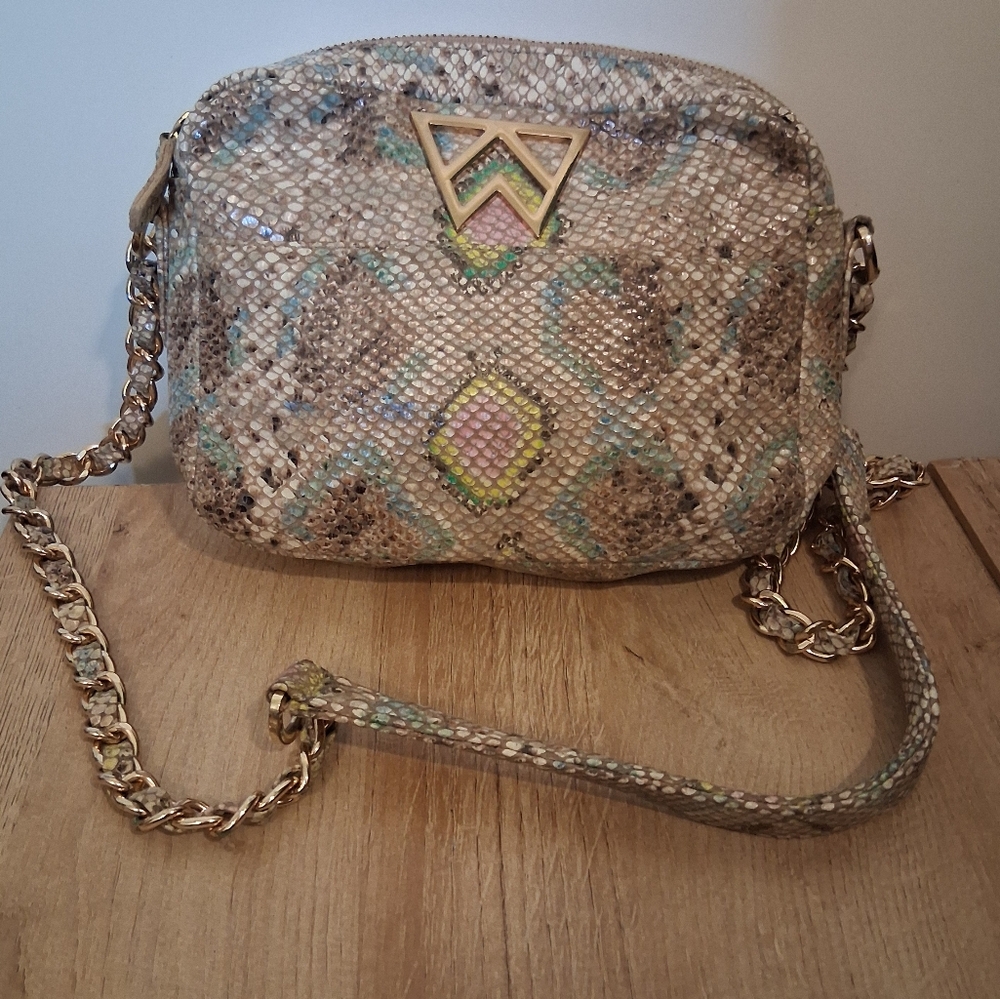 Kelly Wynne Mingle mingle Mini Purse Snakeskin